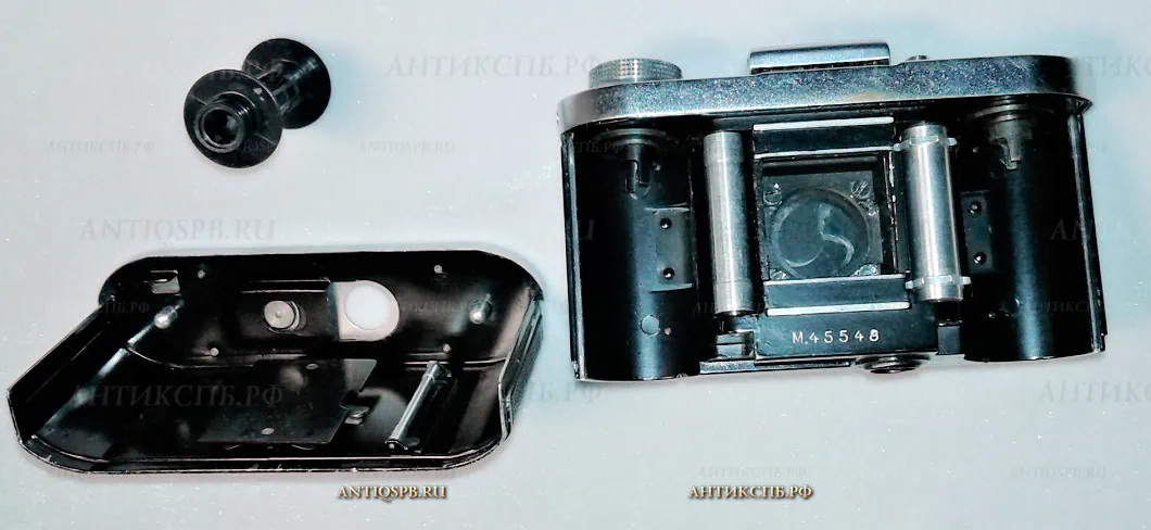 Фотоаппарат старинный "Zeiss Ikon Tenax". Германия. Сер. ХХ века. №19928  